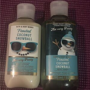 ❄️ Bath & Body Works Frosted Coconut Snowball Set ❄️